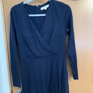 Faux wrap dress